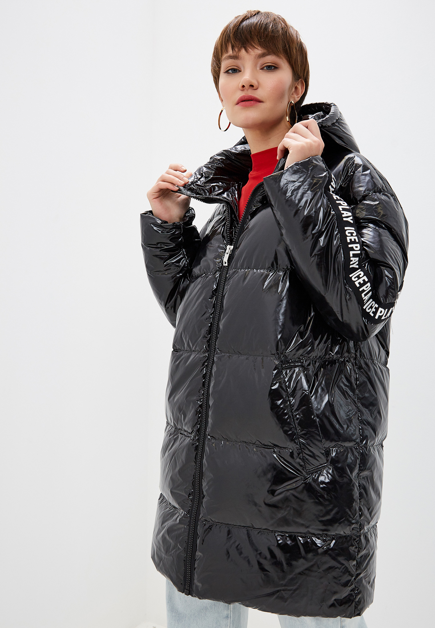 Пуховик Ice Play, цвет: черный, IC006EWFRPS1 — купить в интернет ...