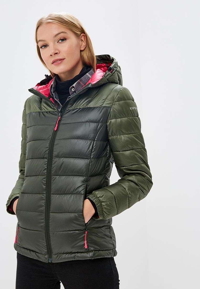 Куртка утепленная Icepeak LAYAN, цвет: зеленый, IC647EWCOST4