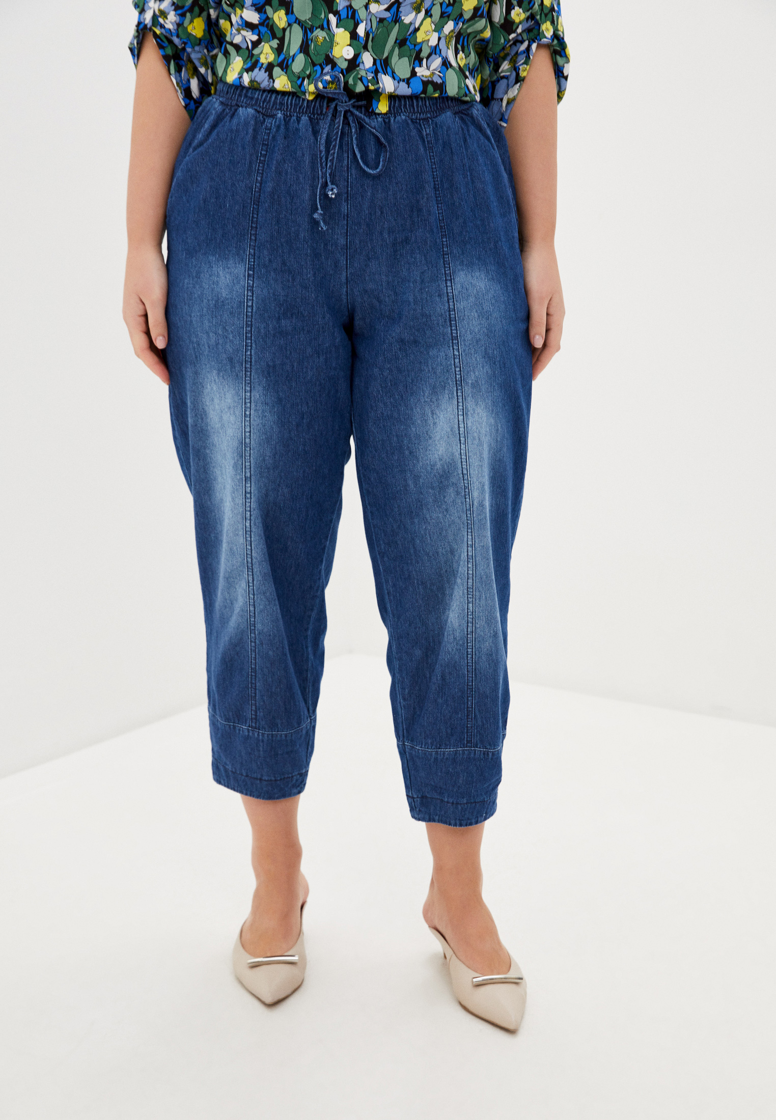ASOS Curve Синие прямые джинсы ASOS DESIGN Curve Recycled Florence authentic