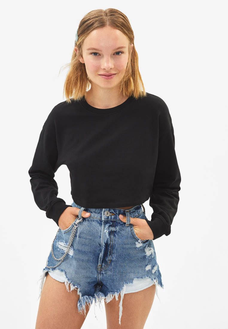 Свитшот Bershka за 999 ₽. в интернет-магазине Lamoda.ru