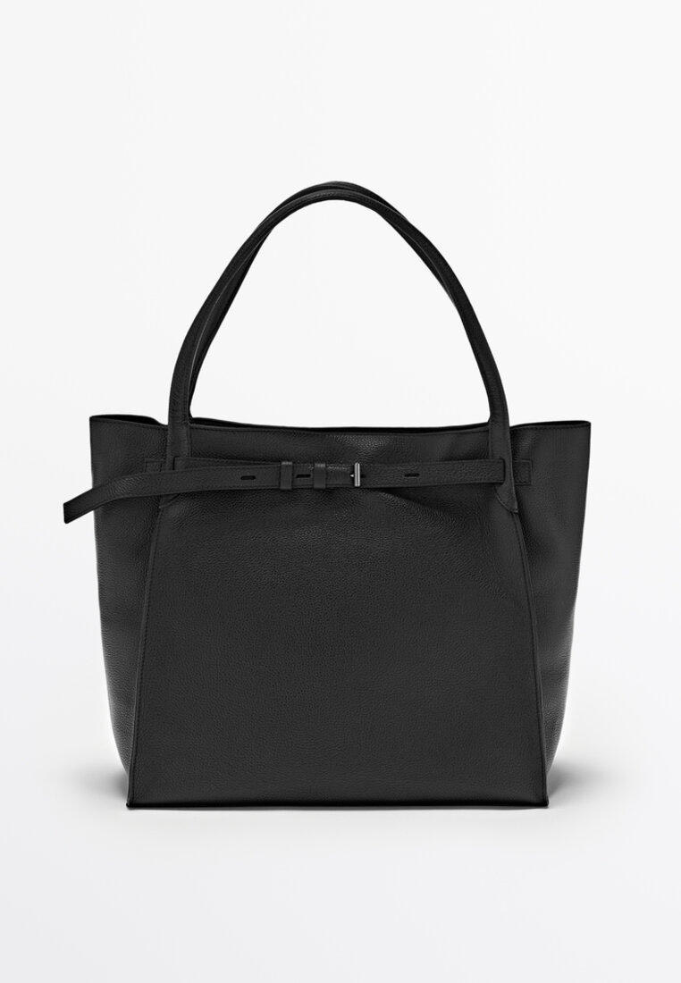 Сумка Massimo Dutti, цвет черный, IX001XW01AGH — купить в интернет