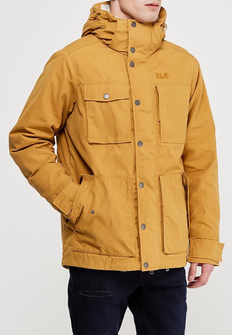 Куртка утепленная Jack Wolfskin FORT NELSON JACKET, цвет: желтый,  JA021EMWHY71 — купить в интернет-магазине Lamoda