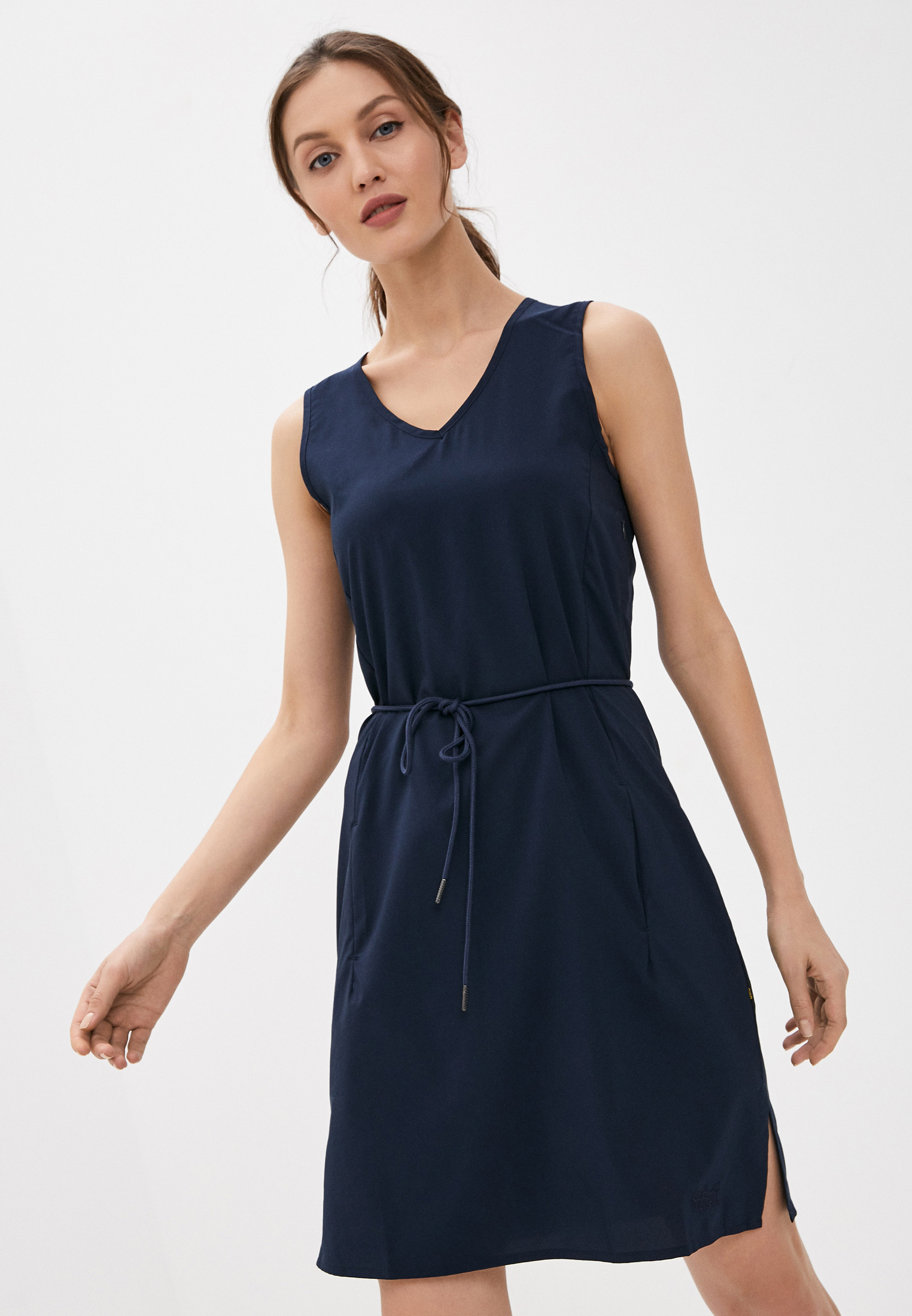 Платье Jack Wolfskin TIOGA ROAD DRESS, цвет синий, JA021EWMKPV0