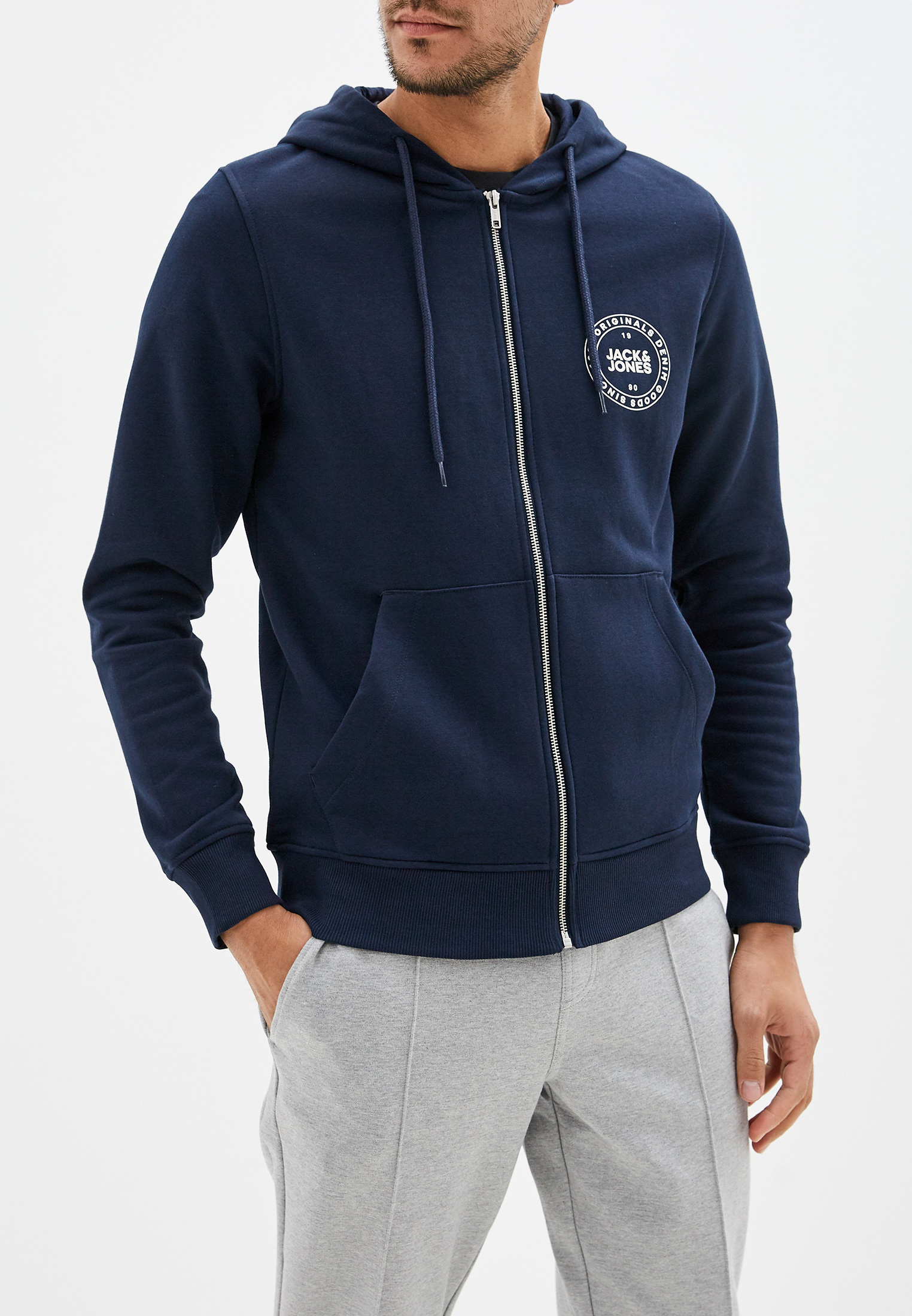 Ламода толстовки мужские. Олимпийка Jack &amp; Jones ja391emcv000. Jack Jones кофта мужская синяя. Худи Джек Джонс. Jack Jones худи мужская.