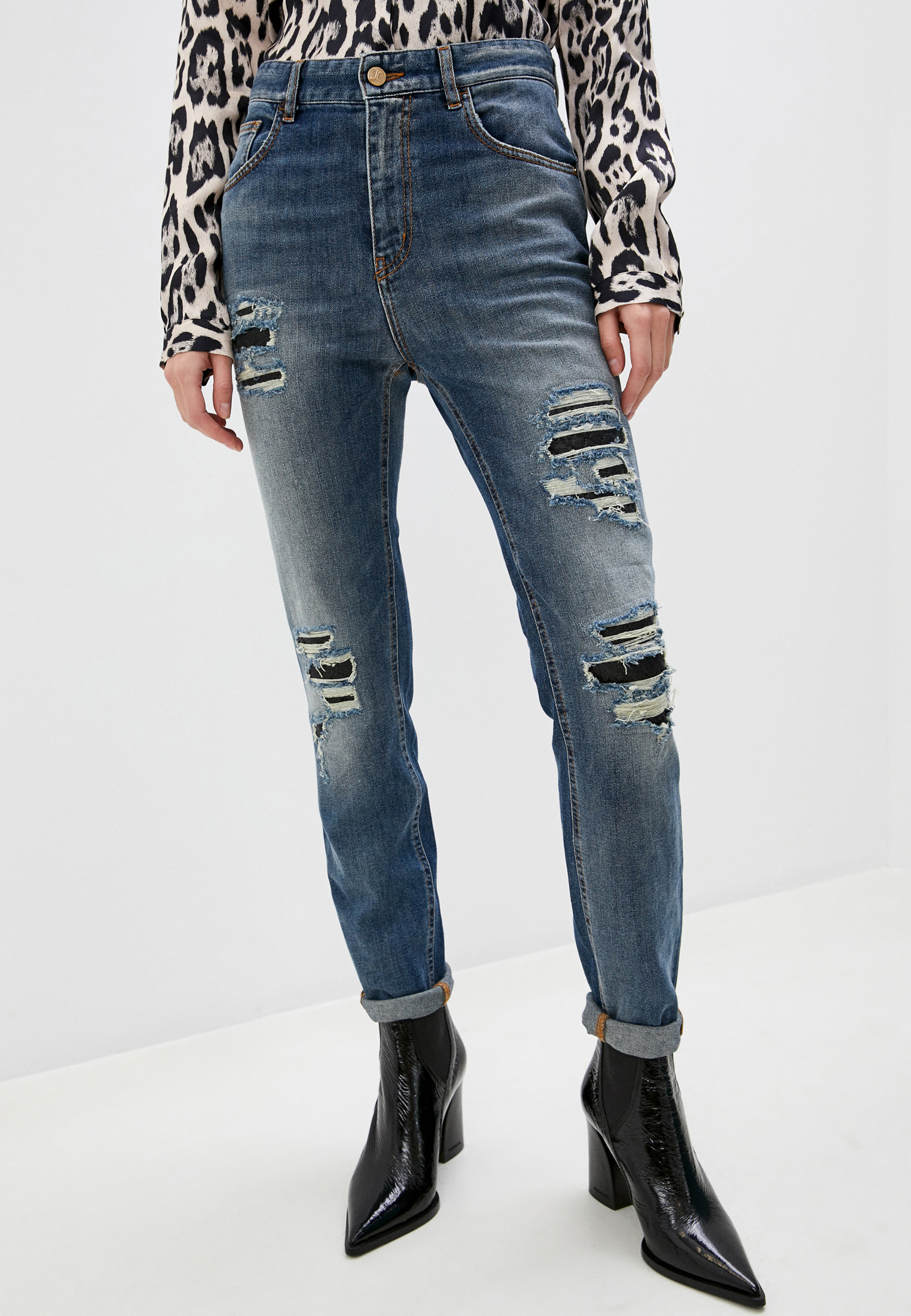 Джинсы Just Cavalli, цвет: синий, RTLAAG975601 — купить в интернет ...