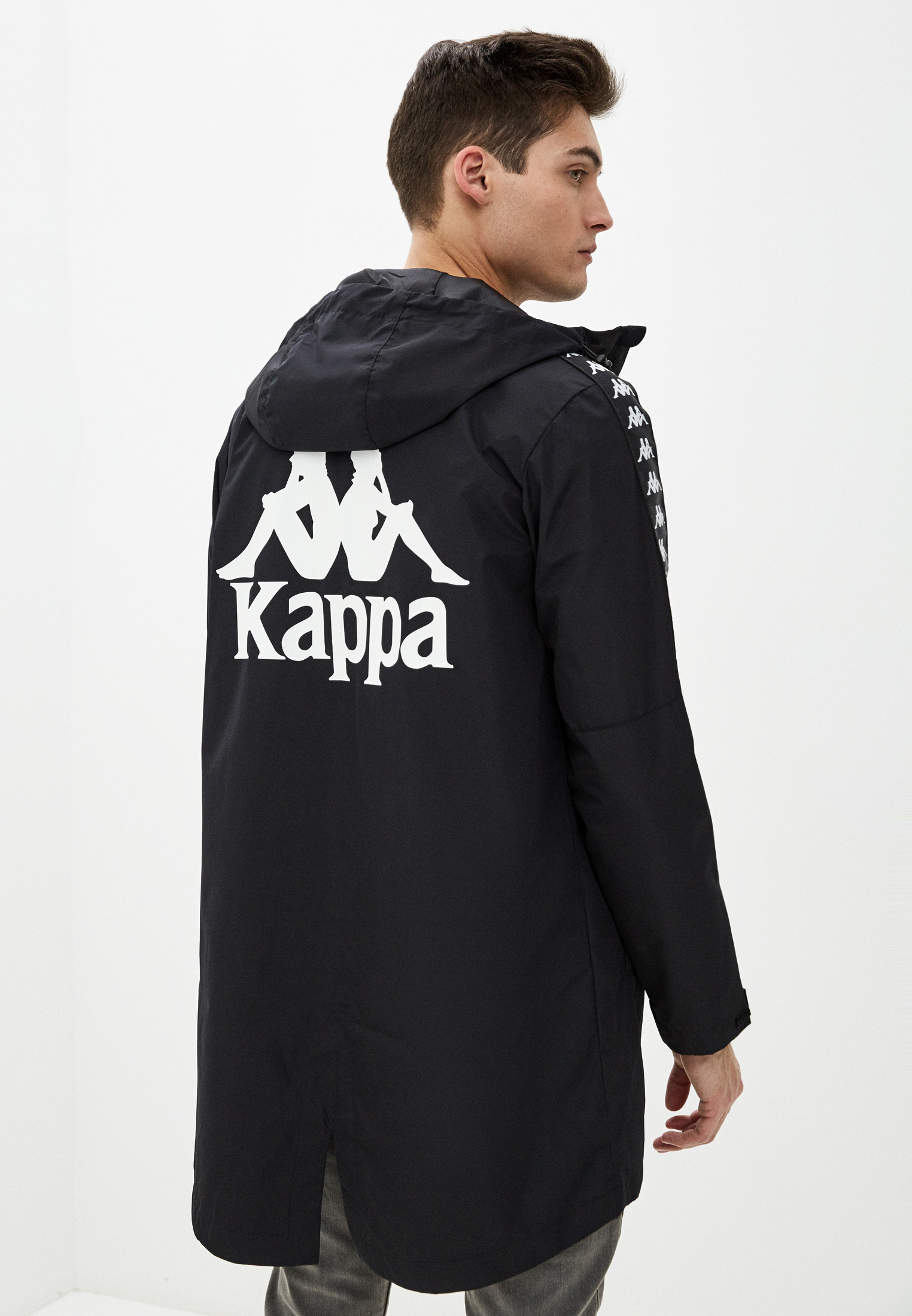 Куртка карра. Куртка Kappa мужская черная. Куртка мужская Kappa длинная чёрная. Куртка Kappa мужская 2024. Kappa удлинённая чёрная куртка мужская.