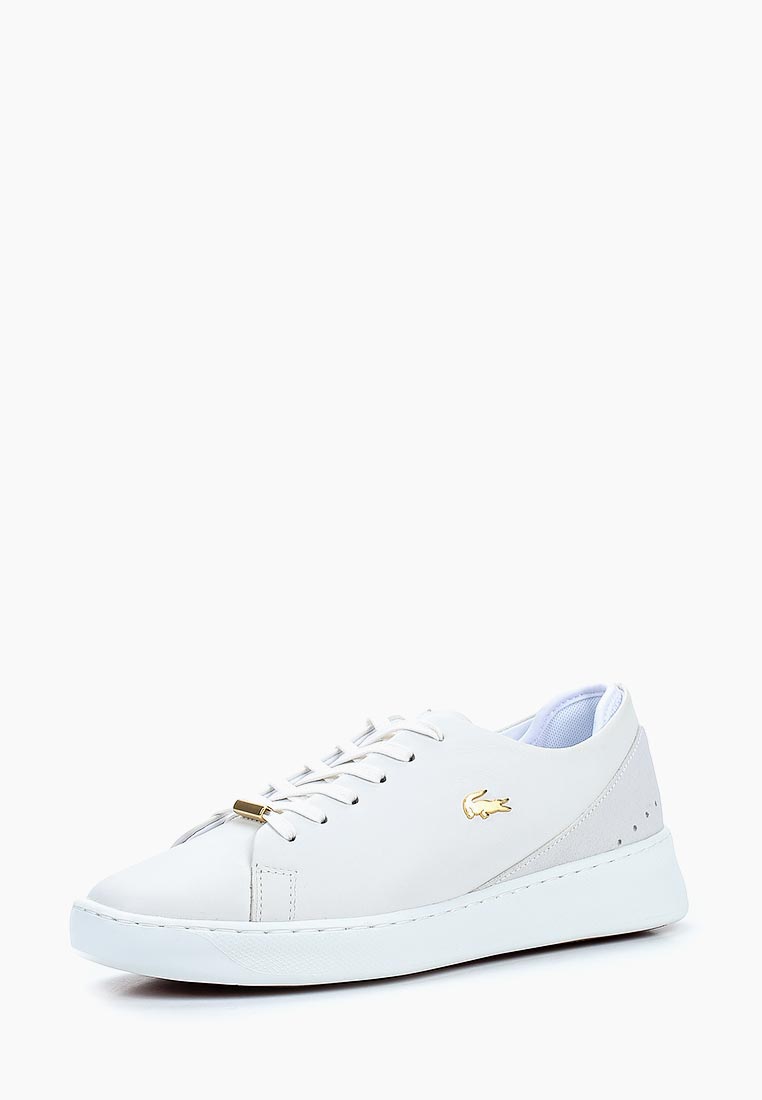 Кеды Лакост Женские Белые Кожаные Купить