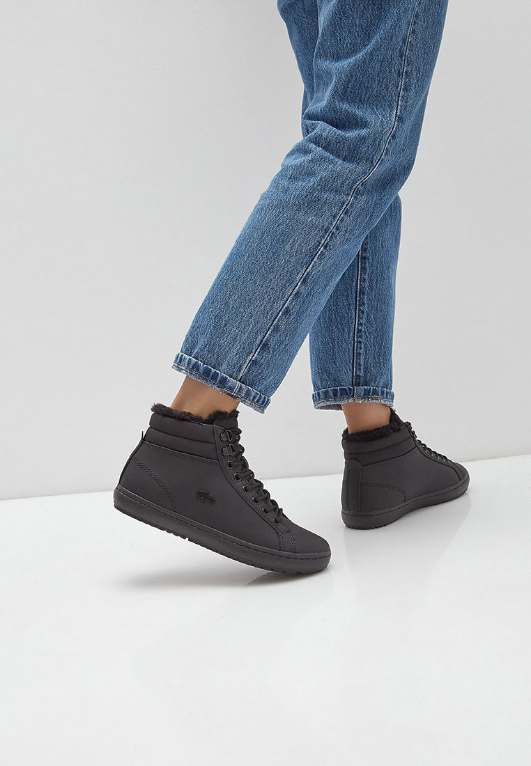 Кеды Lacoste STRAIGHTSETTHERMO4191CFA, цвет: черный