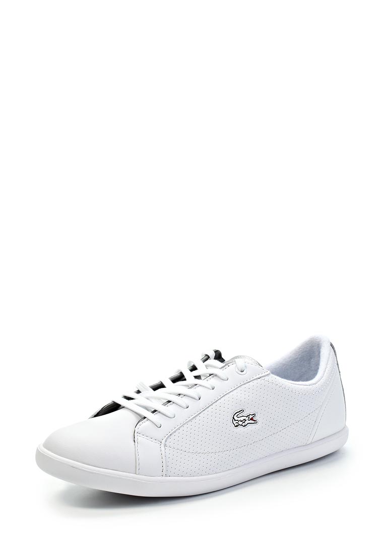 Кеды Лакост Женские Белые Кожаные Купить