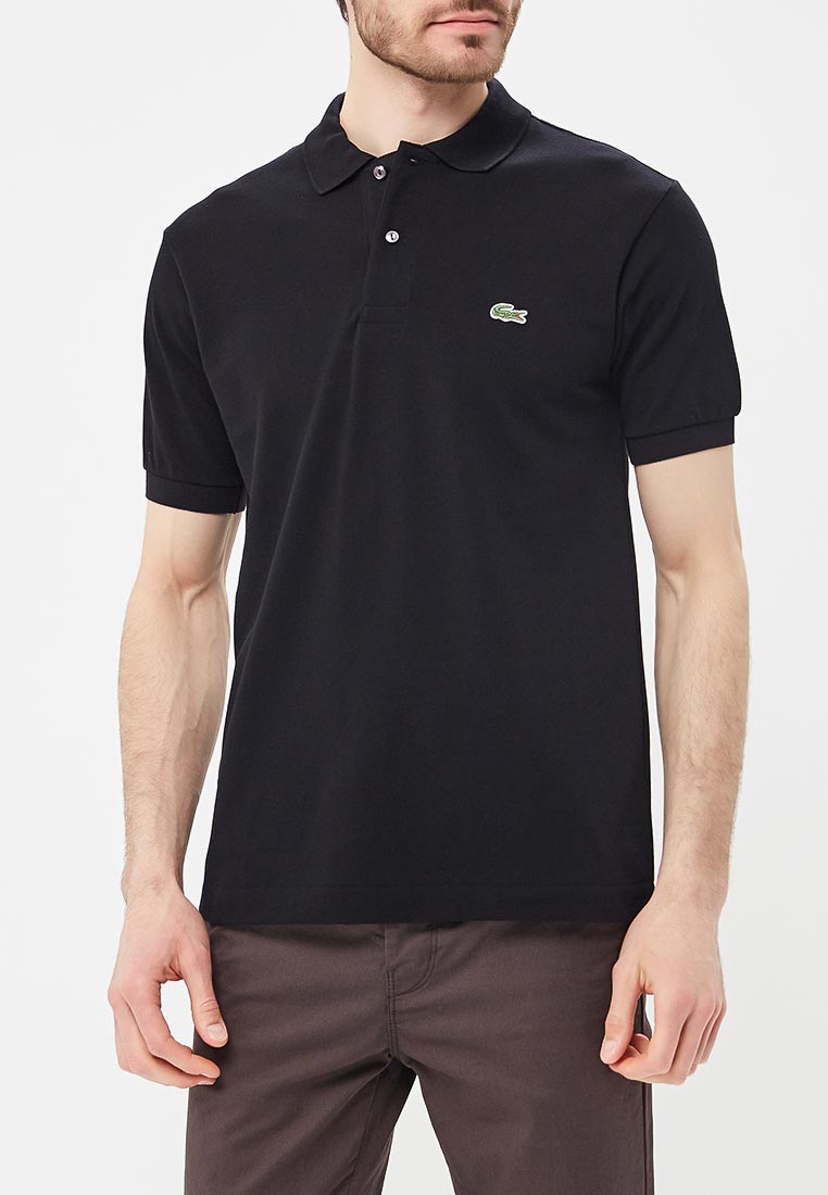 Поло Lacoste, цвет: черный, LA038EMEJF00 — купить в интернет-магазине ...