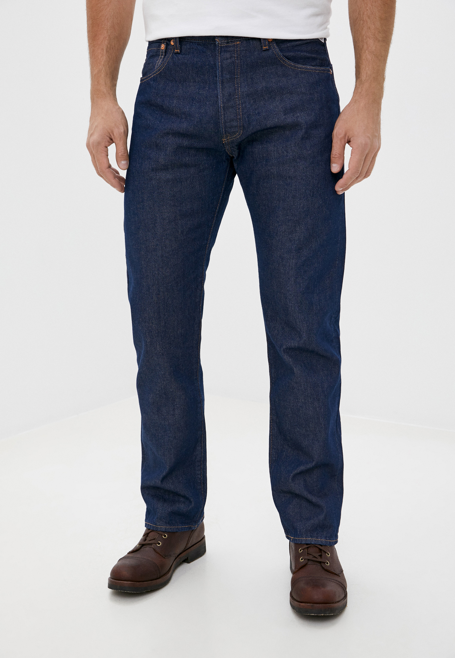 Левис Джинсы Мужские Оранж Купить