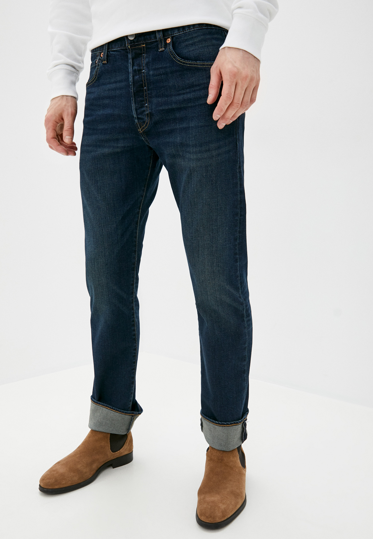 Джинсы Levi's® 501® original fit, цвет: синий, LE306EMJLNC3 — купить в ...