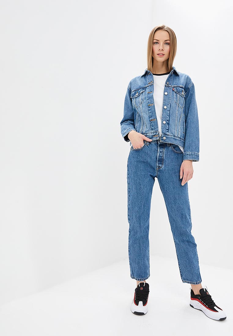 Levi's 501 crop jeans best sale