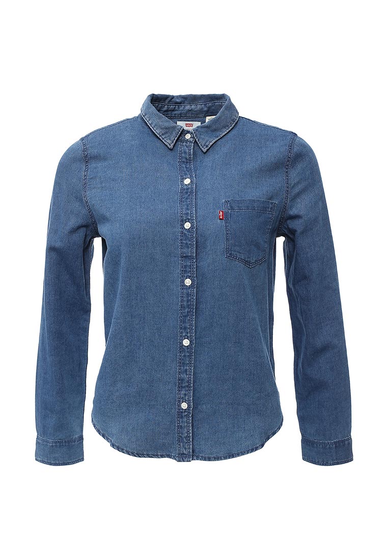 Рубашка джинсовая Levi's®, цвет: синий, LE306EWHCC17 — купить в ...