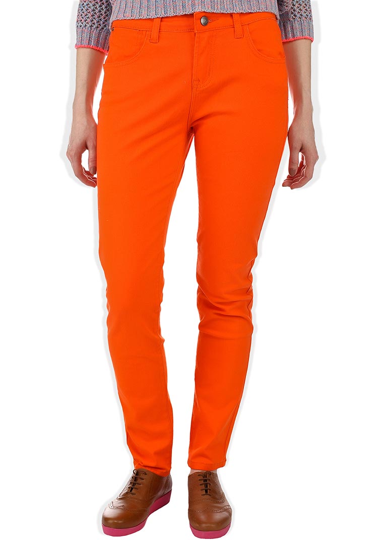 Оранжевые джинсы