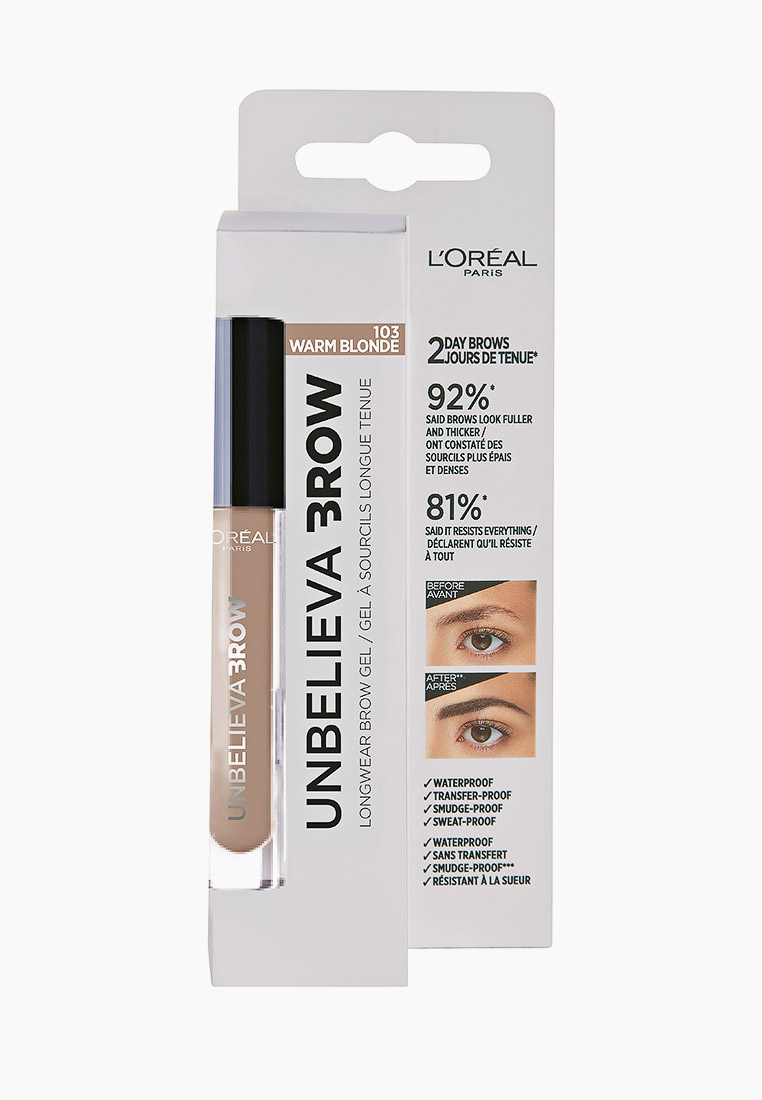 Тинт для бровей L'Oreal Paris Unbelieva Brow. 103, цвет: бежевый ...