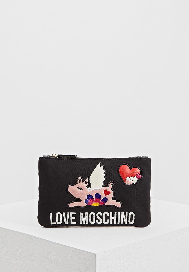 Клатч Love Moschino, цвет: черный, LO416BWDRNI1 — купить в интернет ...