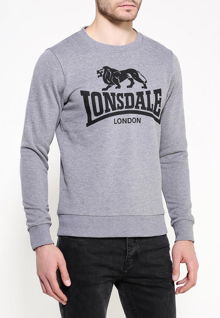 Свитшот Lonsdale, цвет: серый, LO789EMNFX26 — купить в интернет ...
