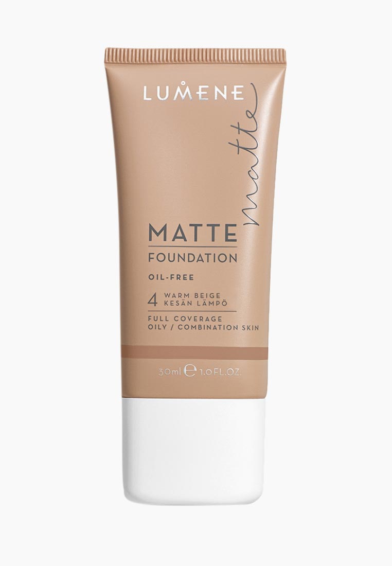Тональное средство Lumene Матирующий 4 Warm Beige, 30 мл купить за 1 200 ₽ в интернет-магазине Lamoda.ru