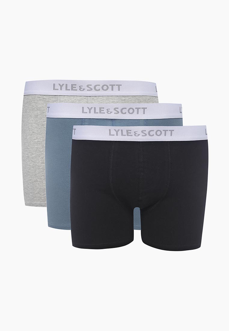 Трусы 3 шт. Lyle & Scott, цвет: серый, LY001EMBPKE2 — купить в интернет ...
