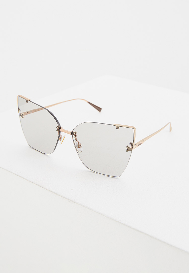 Очки солнцезащитные Max Mara MM ANITA III DDB GREEN, цвет: золотой