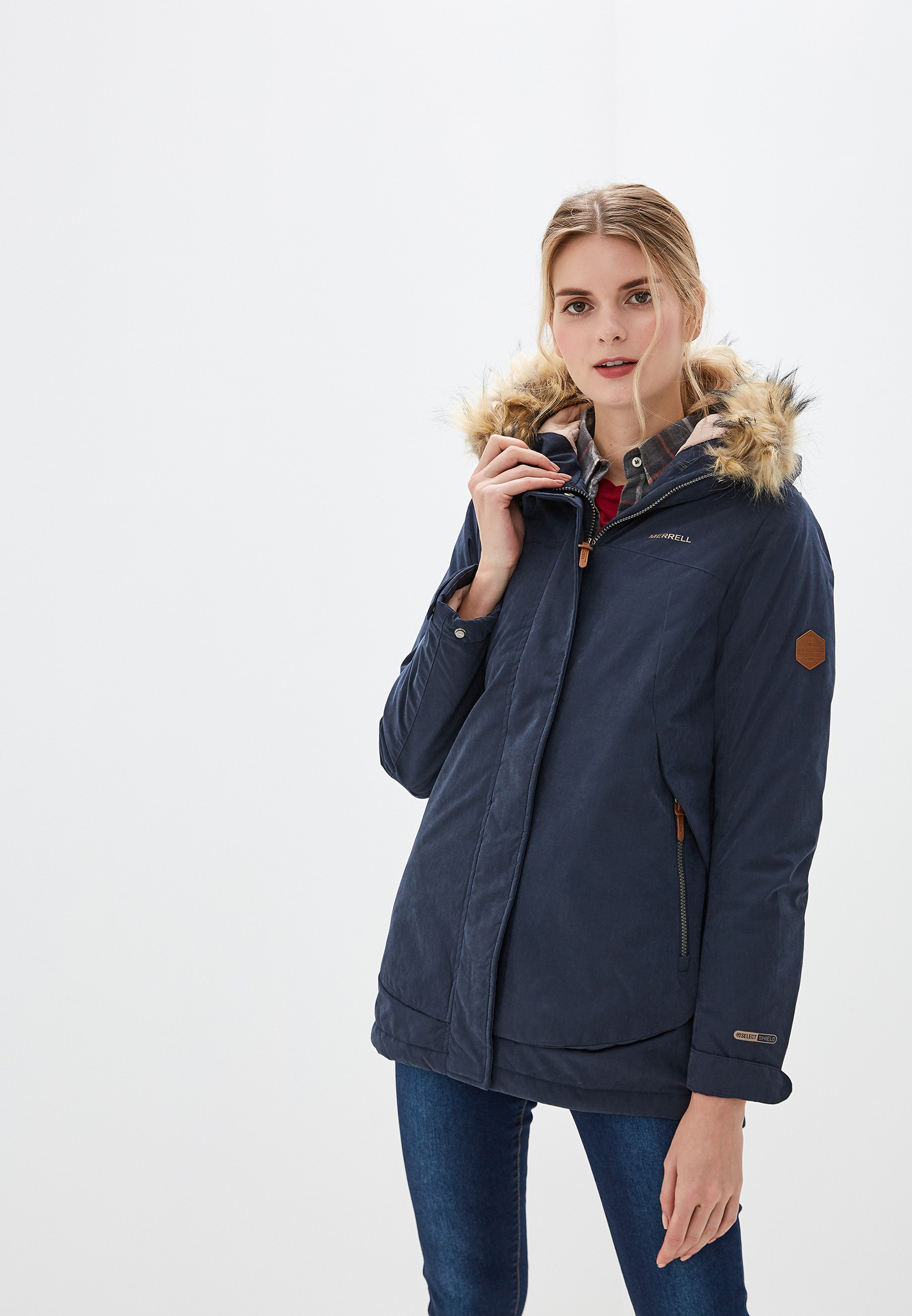 Куртка утепленная Merrell, цвет: синий, ME215EWGGDH9 — купить в ...