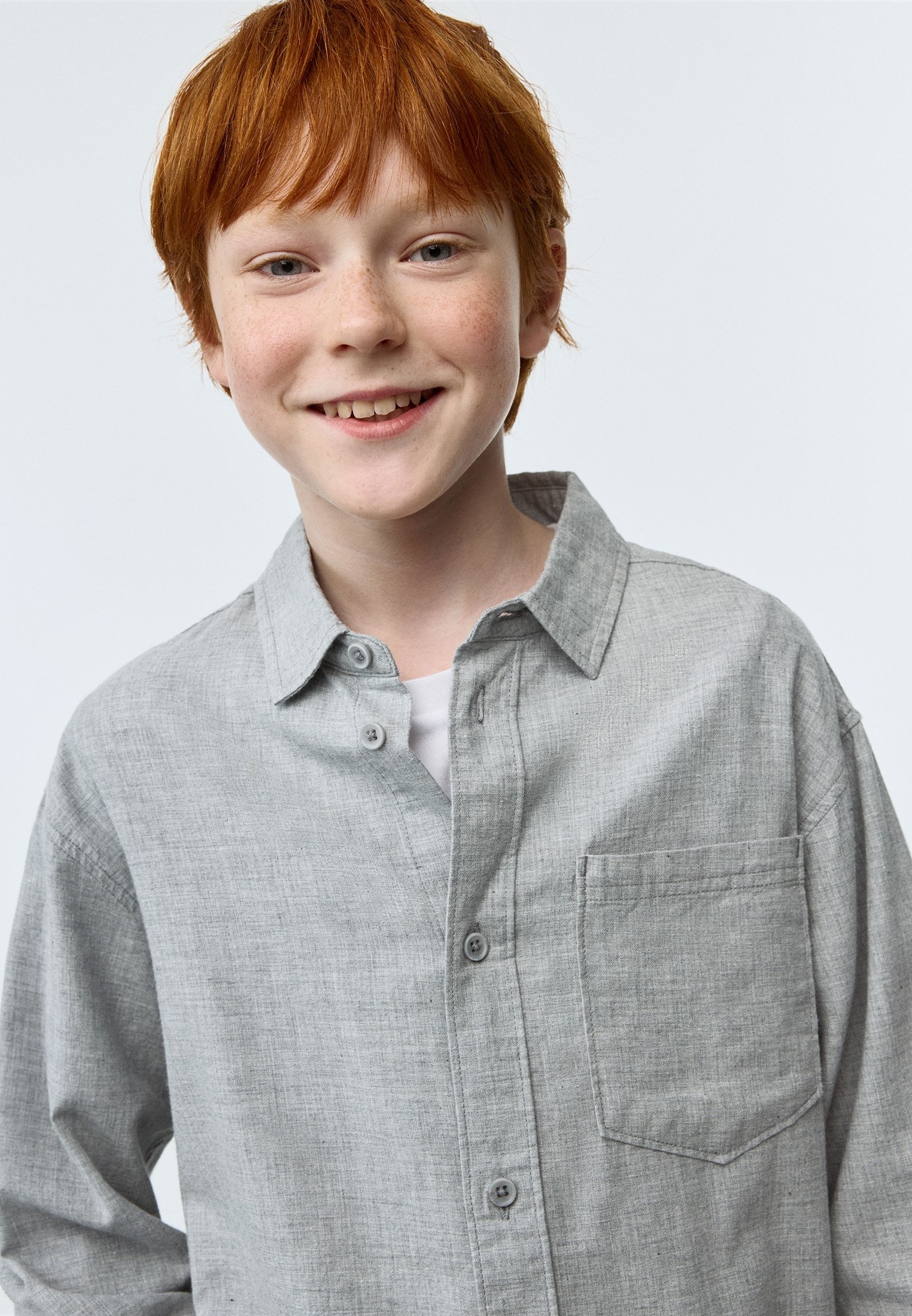 Рубашка Sela School collection, цвет: серый, MP002XB06ZCK — купить в ...