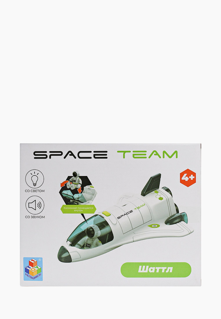 Игрушка интерактивная 1Toy Космический шаттл (шаттл со светом и звуком ...