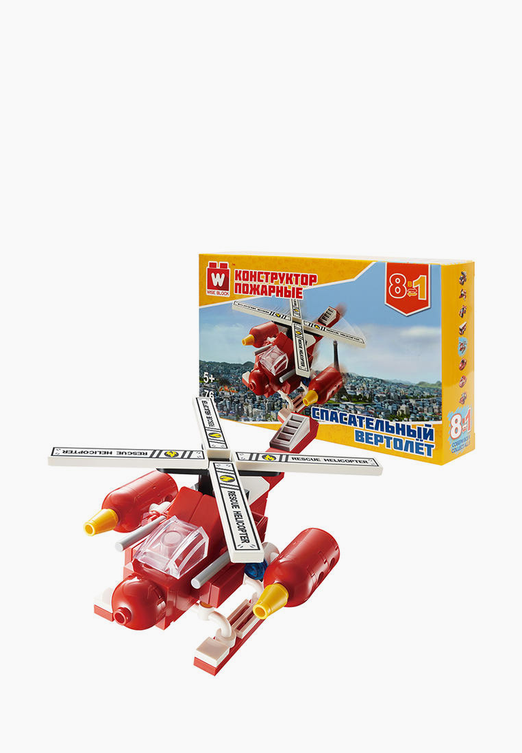 Конструктор Росмэн Вайс Блок. Конструктор спасательный вертолёт 8-в-1 ...