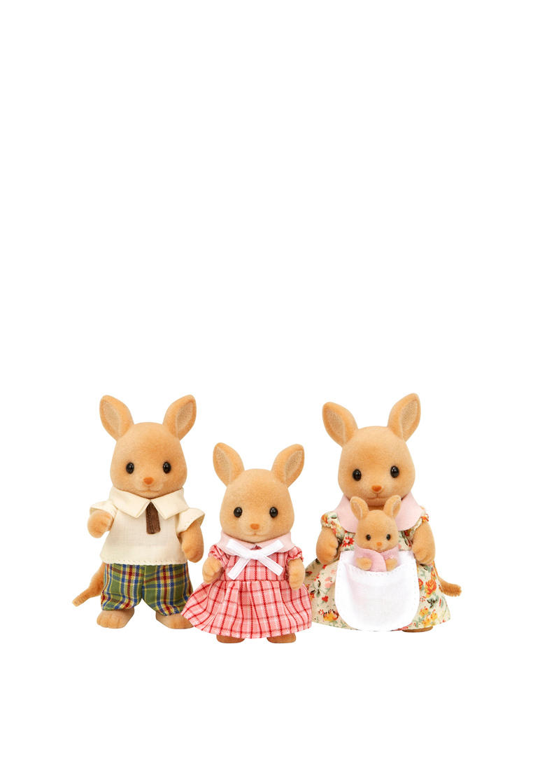 Набор игровой Sylvanian Families Семья Кенгуру, цвет: коричневый ...