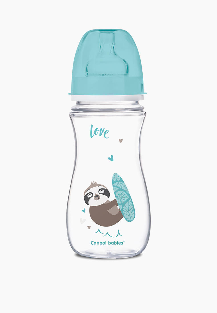 Бутылочка для кормления Canpol Babies Exotic Animals, с широким горлом ...