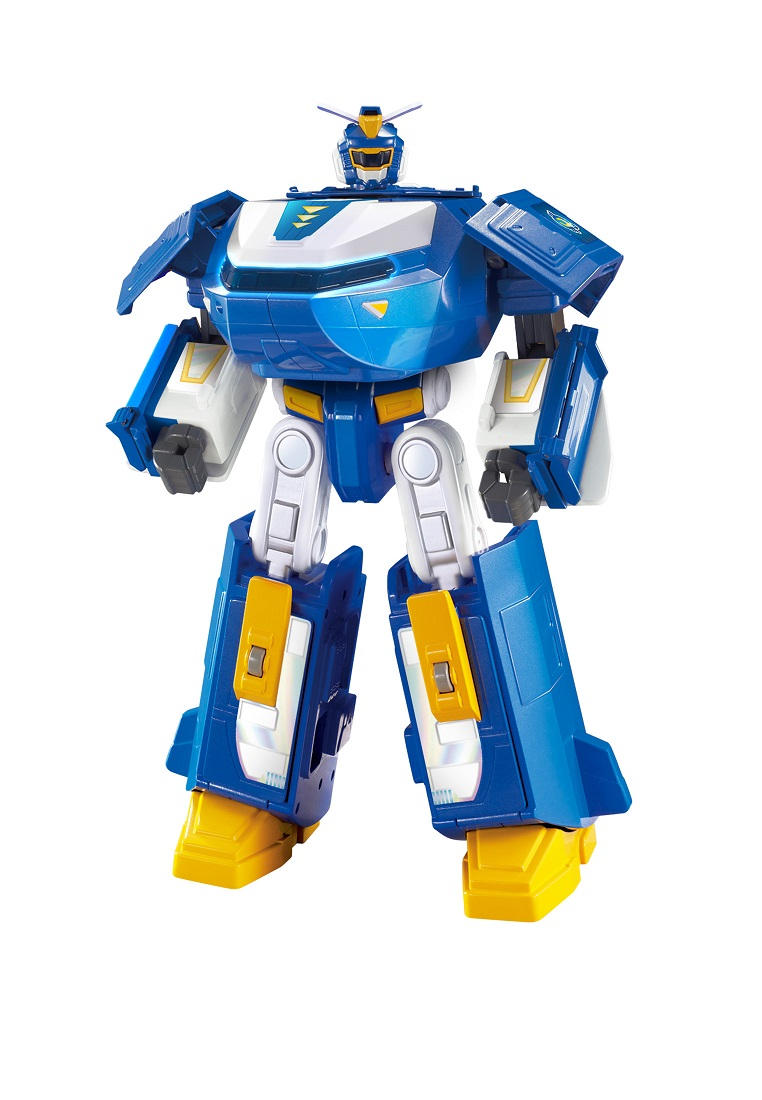 Робот Super Wings трансформер большой самолёт Супер крылья, цвет: синий ...