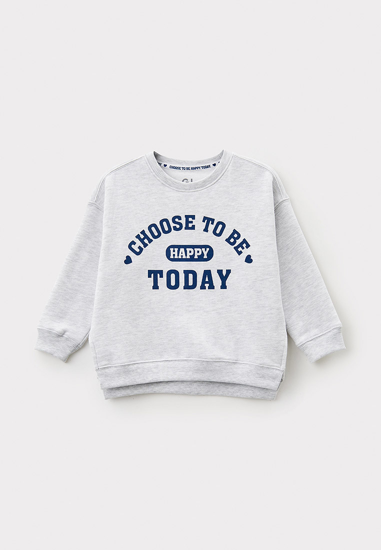 Свитшот Gloria Jeans, цвет: серый, MP002XG03CGM — купить в интернет ...