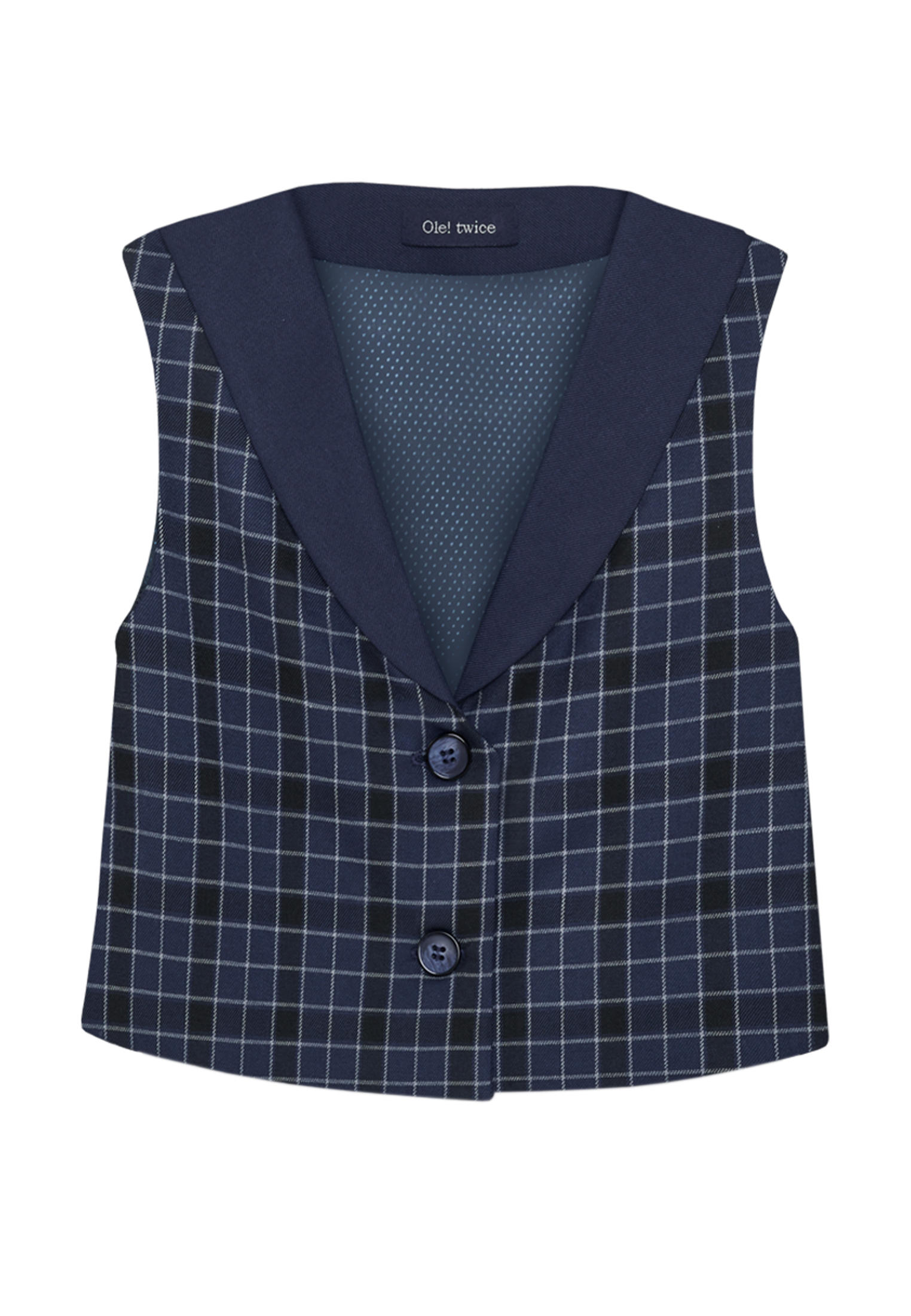 Жилет Oletwice школьный укороченный, цвет: синий, MP002XG03GBB — купить ...