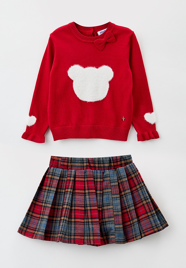 Джемпер и юбка PlayToday, цвет: красный, MP002XG03I1W — купить в ...