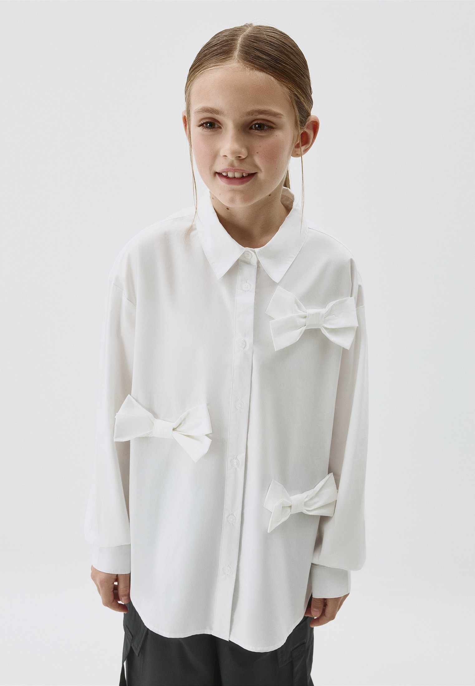 Рубашка Sela, цвет: белый, MP002XG04JKZ — купить в интернет-магазине Lamoda