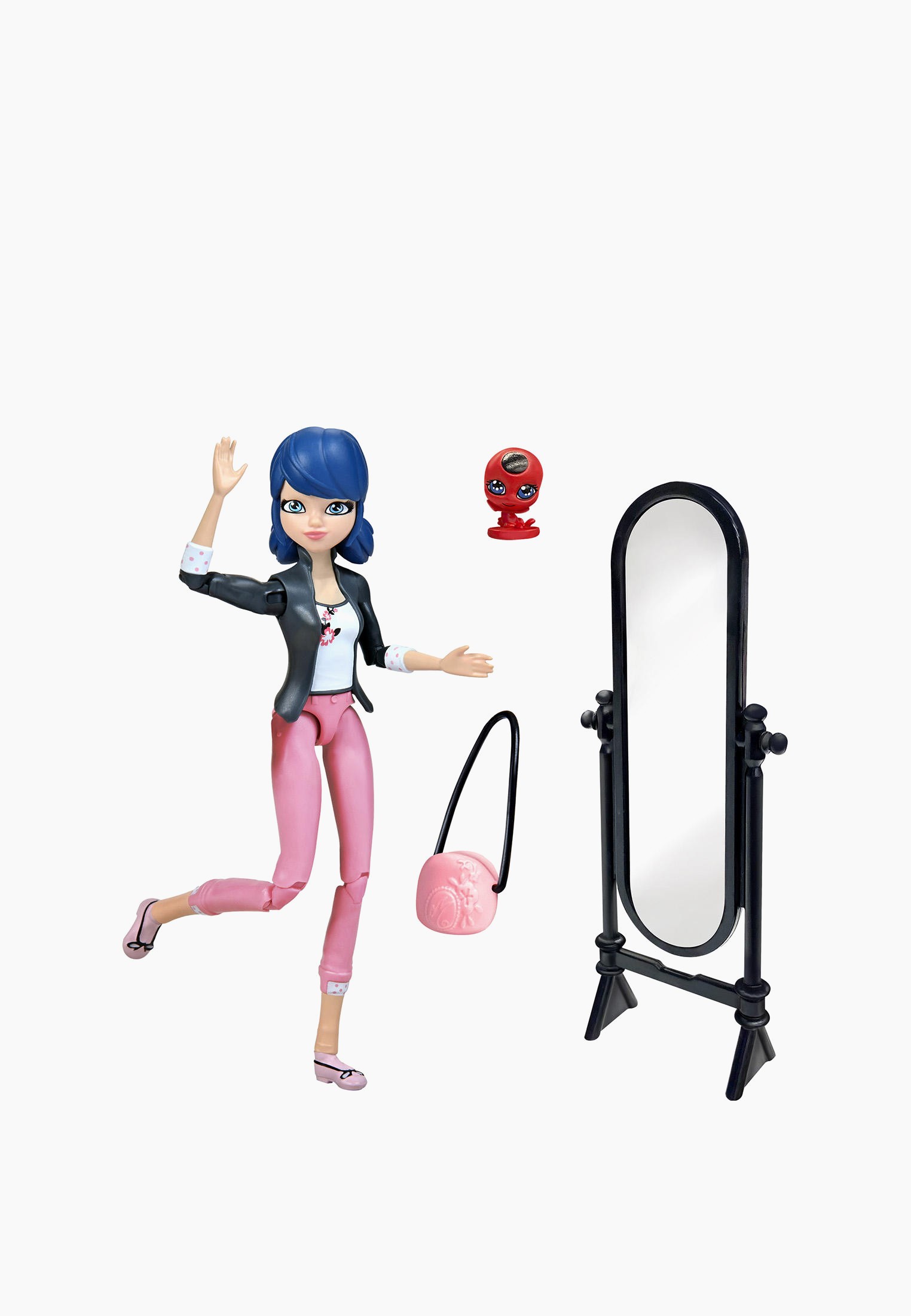 Кукла Miraculous Леди Баг "Маринет" с аксессуарами 12 см, цвет: розовый ...