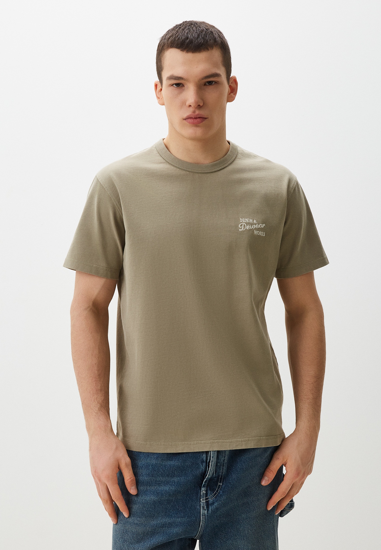 Футболка Dewear Lamoda Exclusive, цвет: хаки, MP002XM006LT — купить в ...