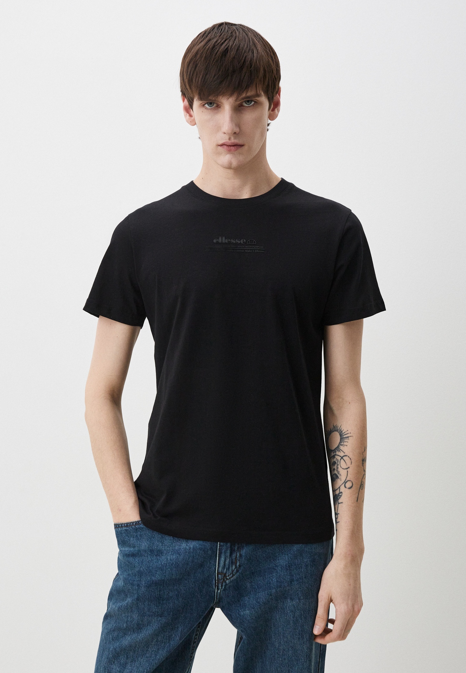 Футболка Ellesse, цвет: черный, MP002XM007LO — купить в интернет ...