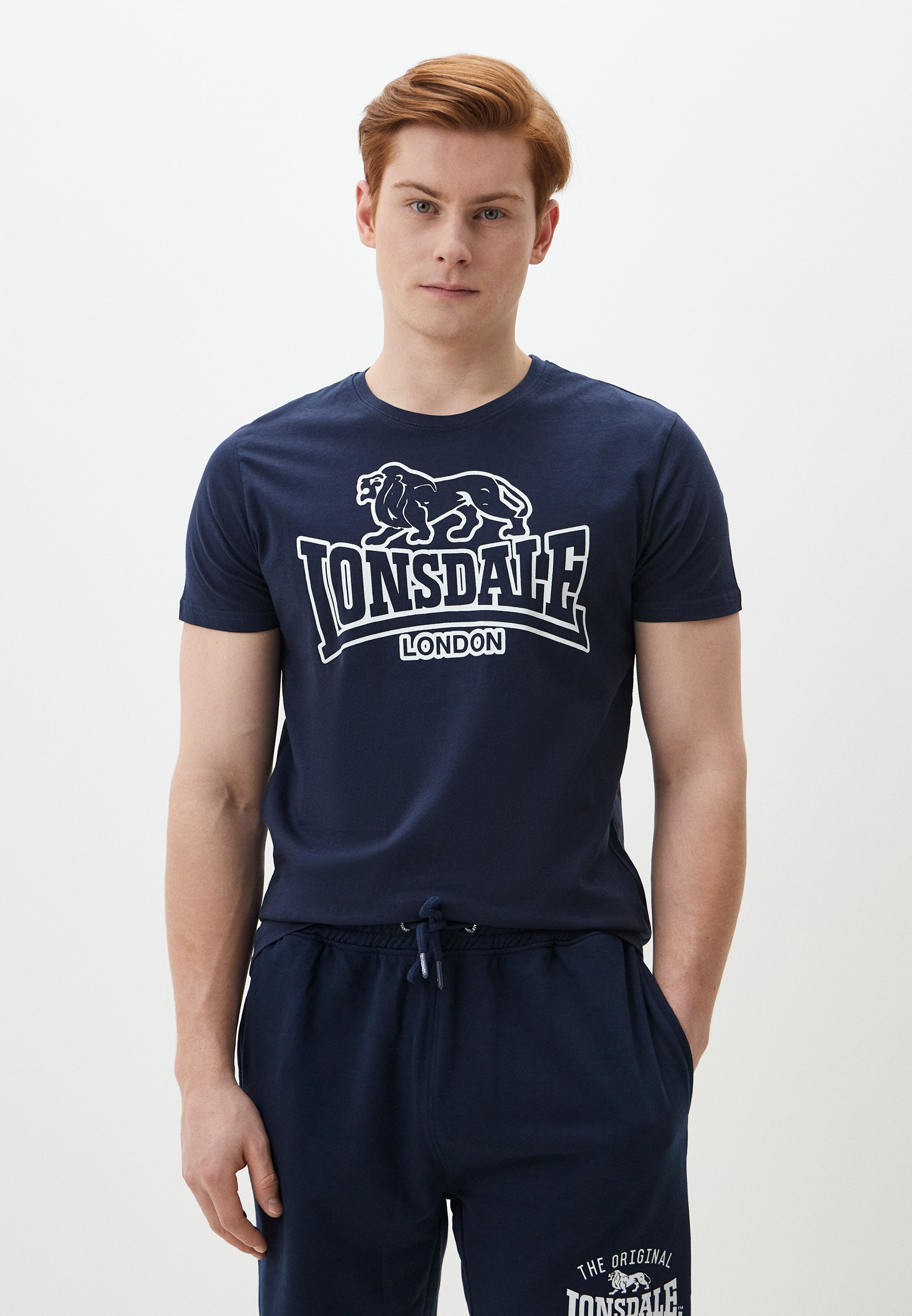 Футболка Lonsdale, цвет: синий, MP002XM00946 — купить в интернет ...