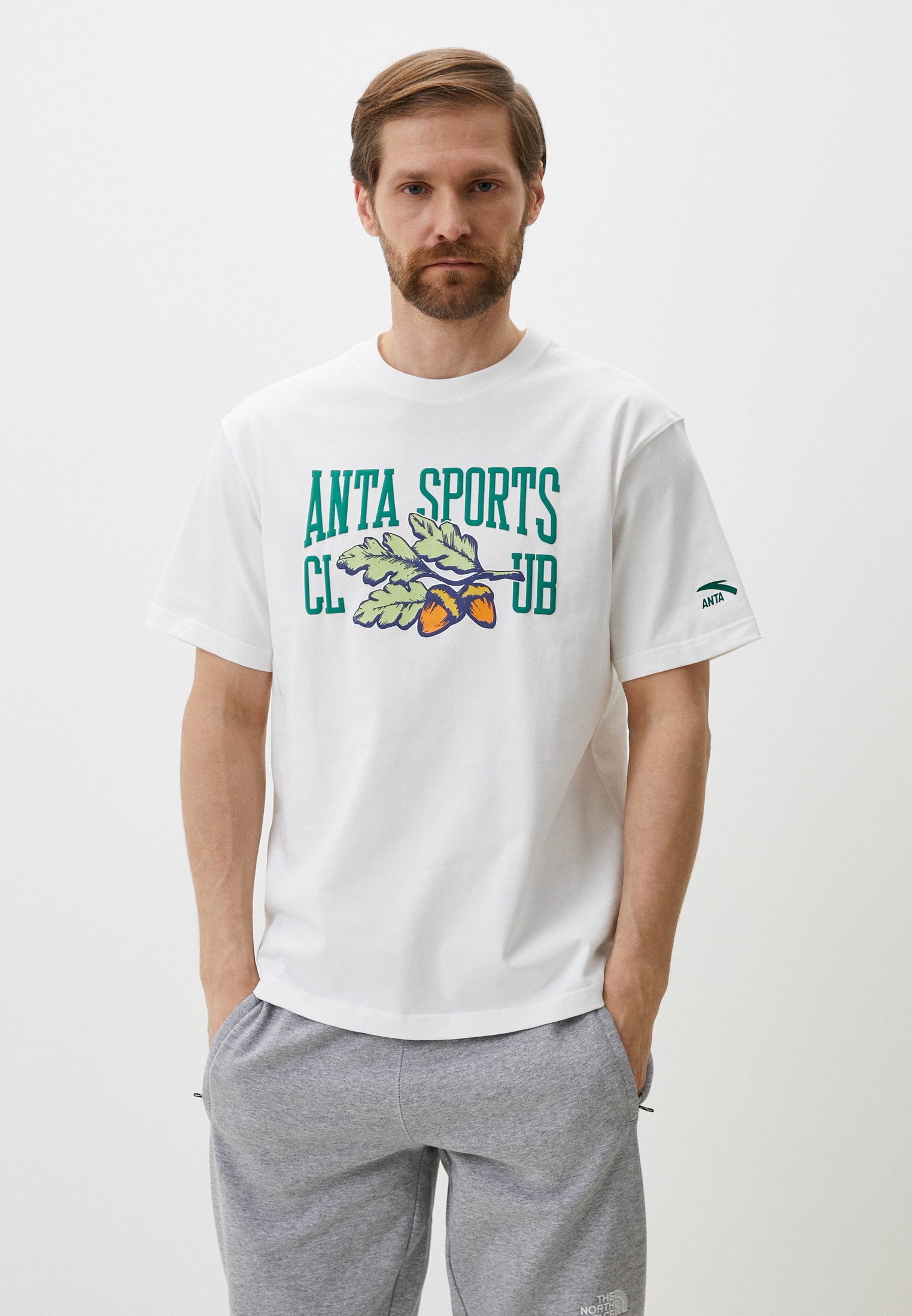 Футболка Anta Vintage sports, цвет: белый, MP002XM009ES — купить в ...