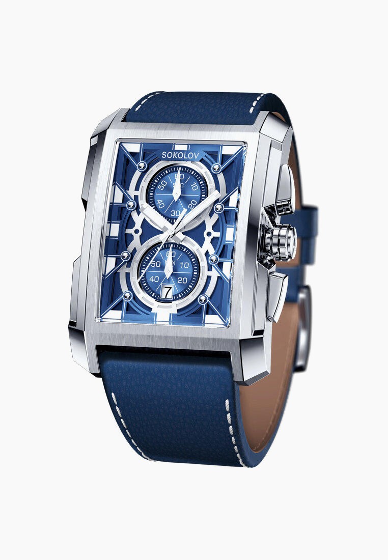 Часы Sokolov Gran Turismo for him, цвет: синий, MP002XM009UV — купить в ...