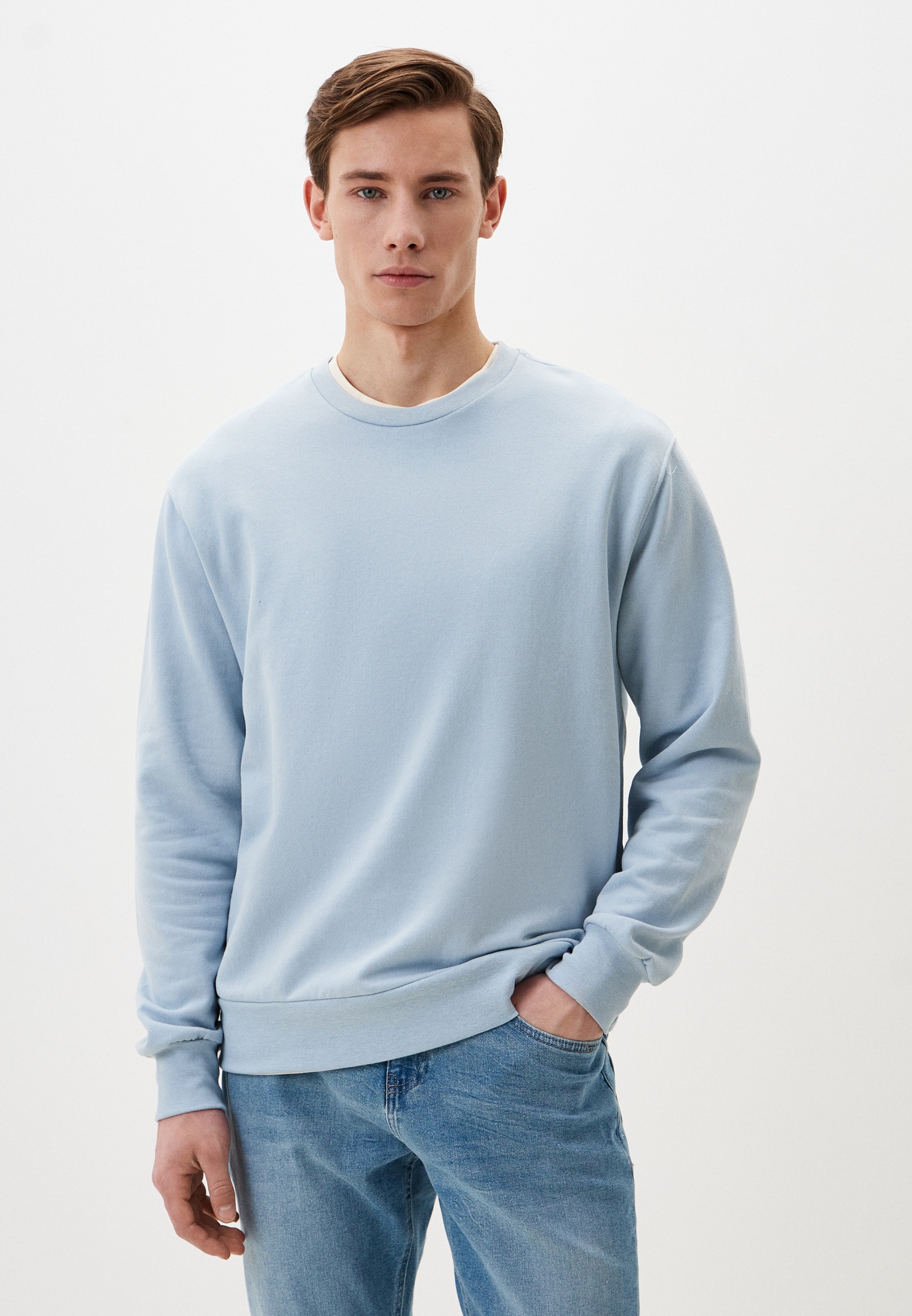 Свитшот Mavi SWEATSHIRT, цвет: голубой, MP002XM00C11 — купить в ...
