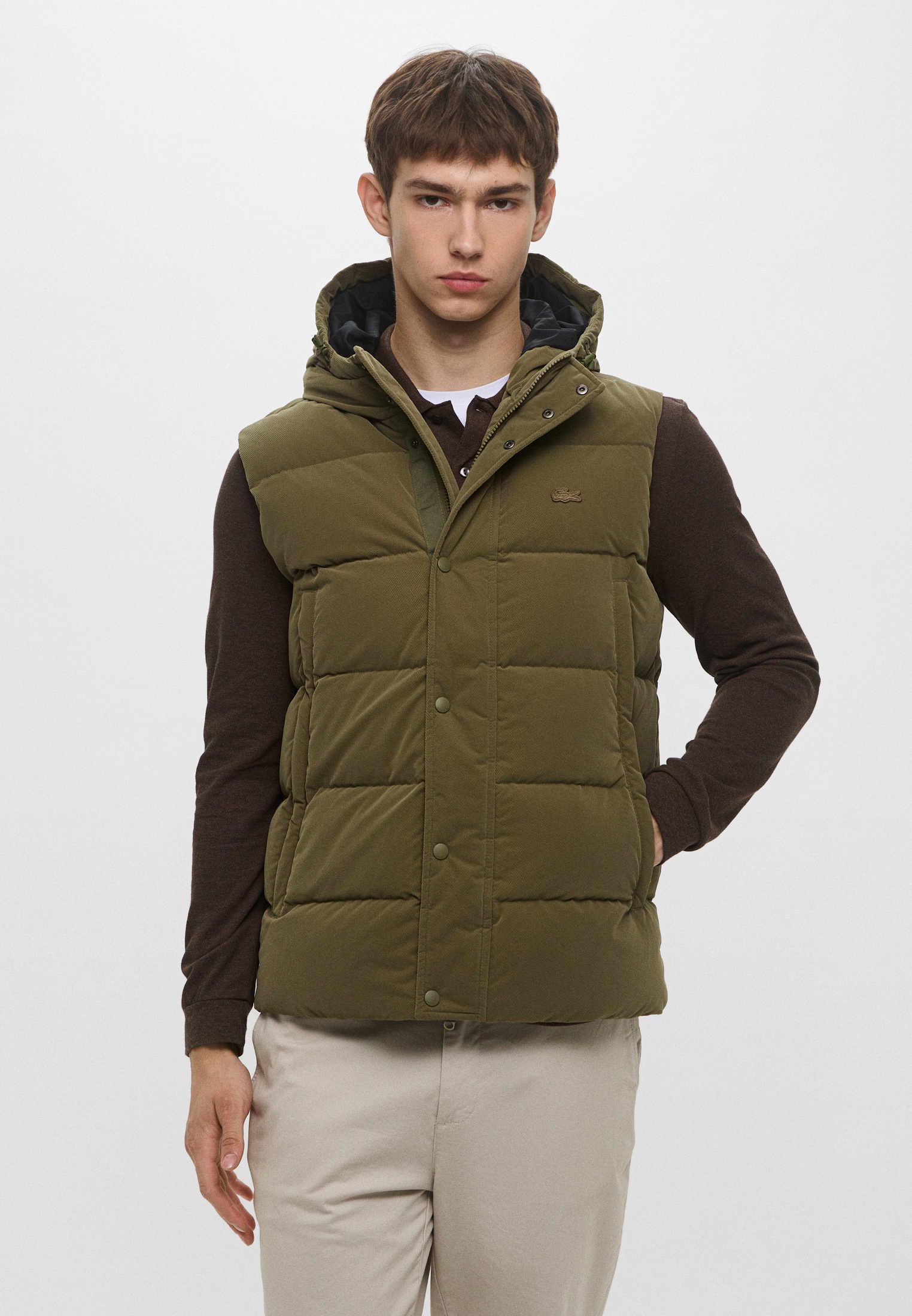 LacosteЖилетутепленныйRelaxedFit