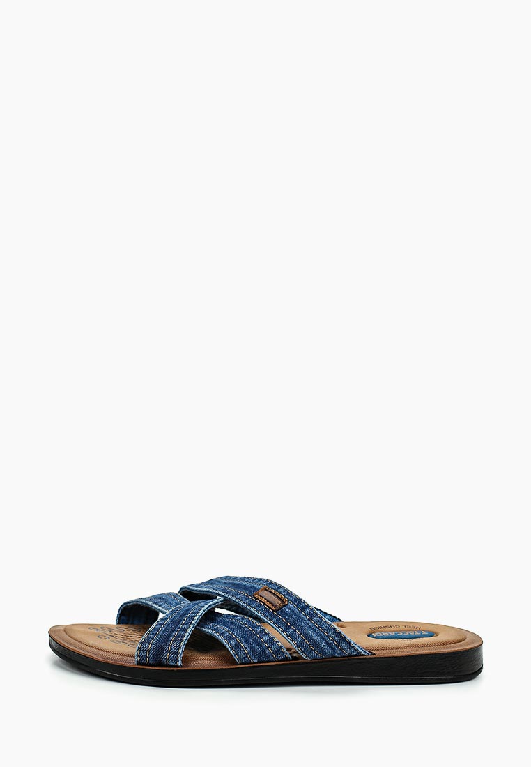Купить Мужские Шлепанцы Из Джинсовой Ткани