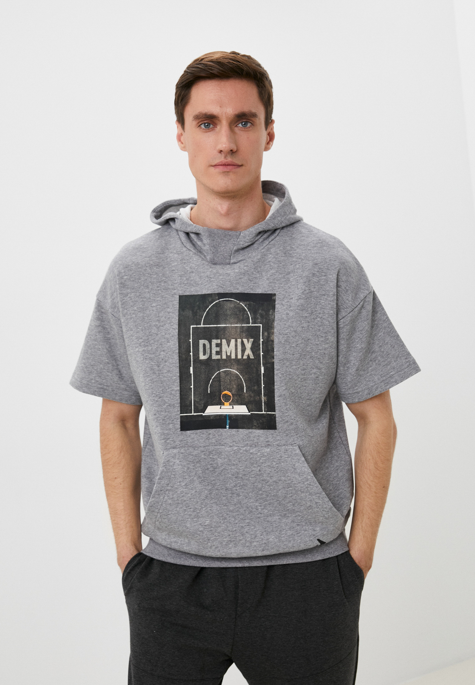 Худи Demix, цвет: серый, MP002XM083CX — купить в интернет-магазине Lamoda