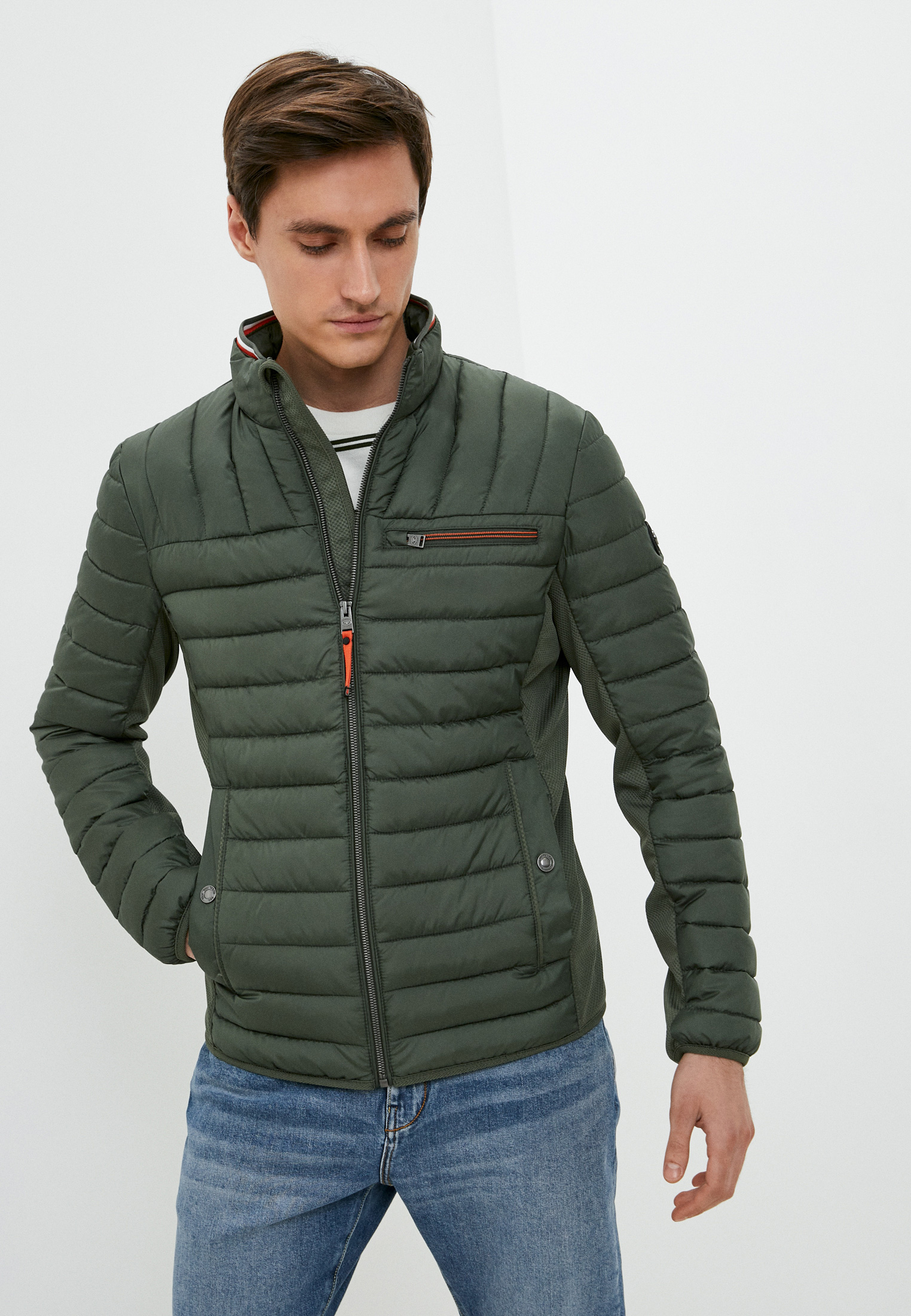 Куртка утепленная Tom Tailor, цвет: хаки, MP002XM089CS — купить в ...