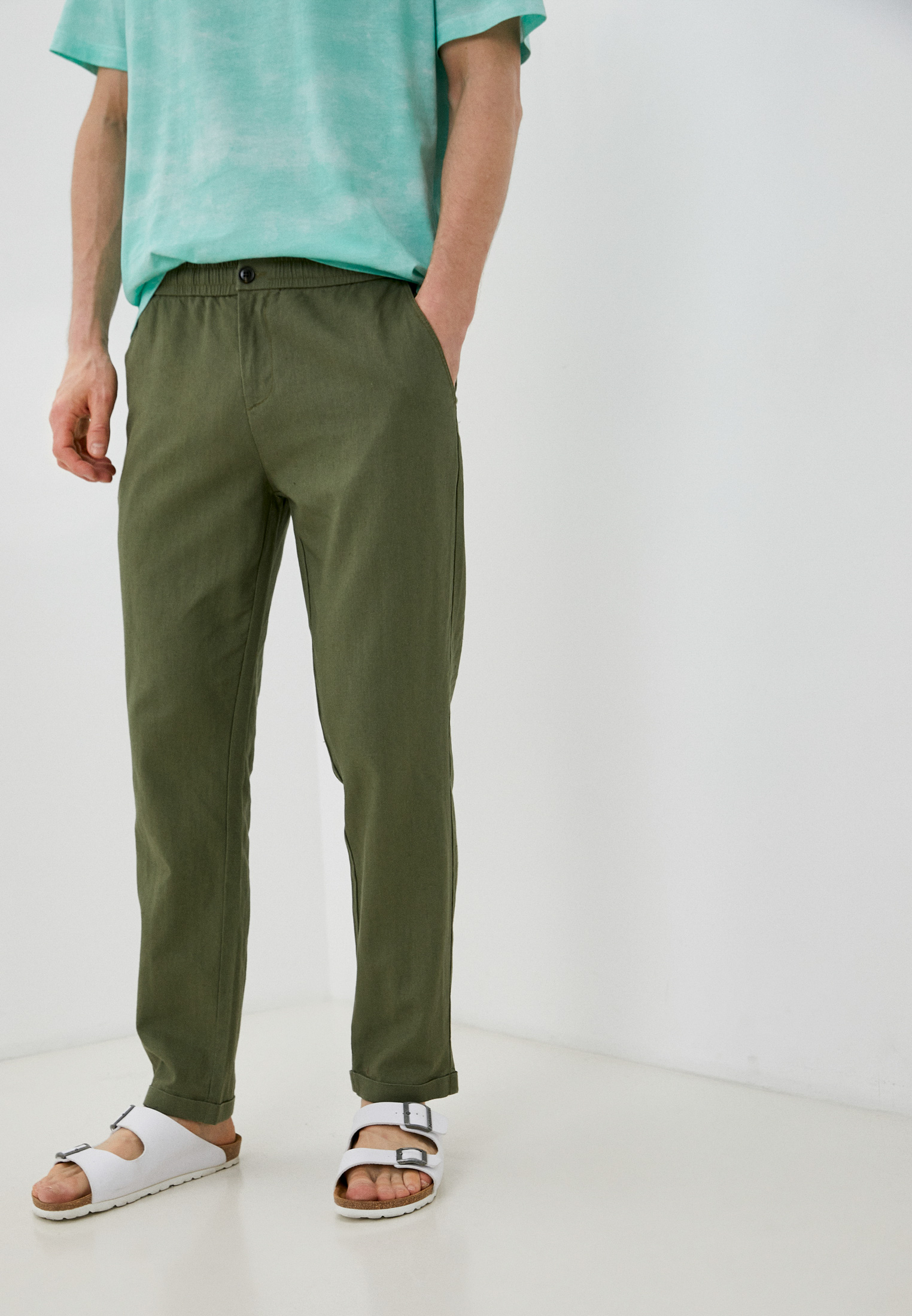 Брюки Fine Joyce, цвет: хаки, MP002XM08CUY — купить в интернет-магазине ...