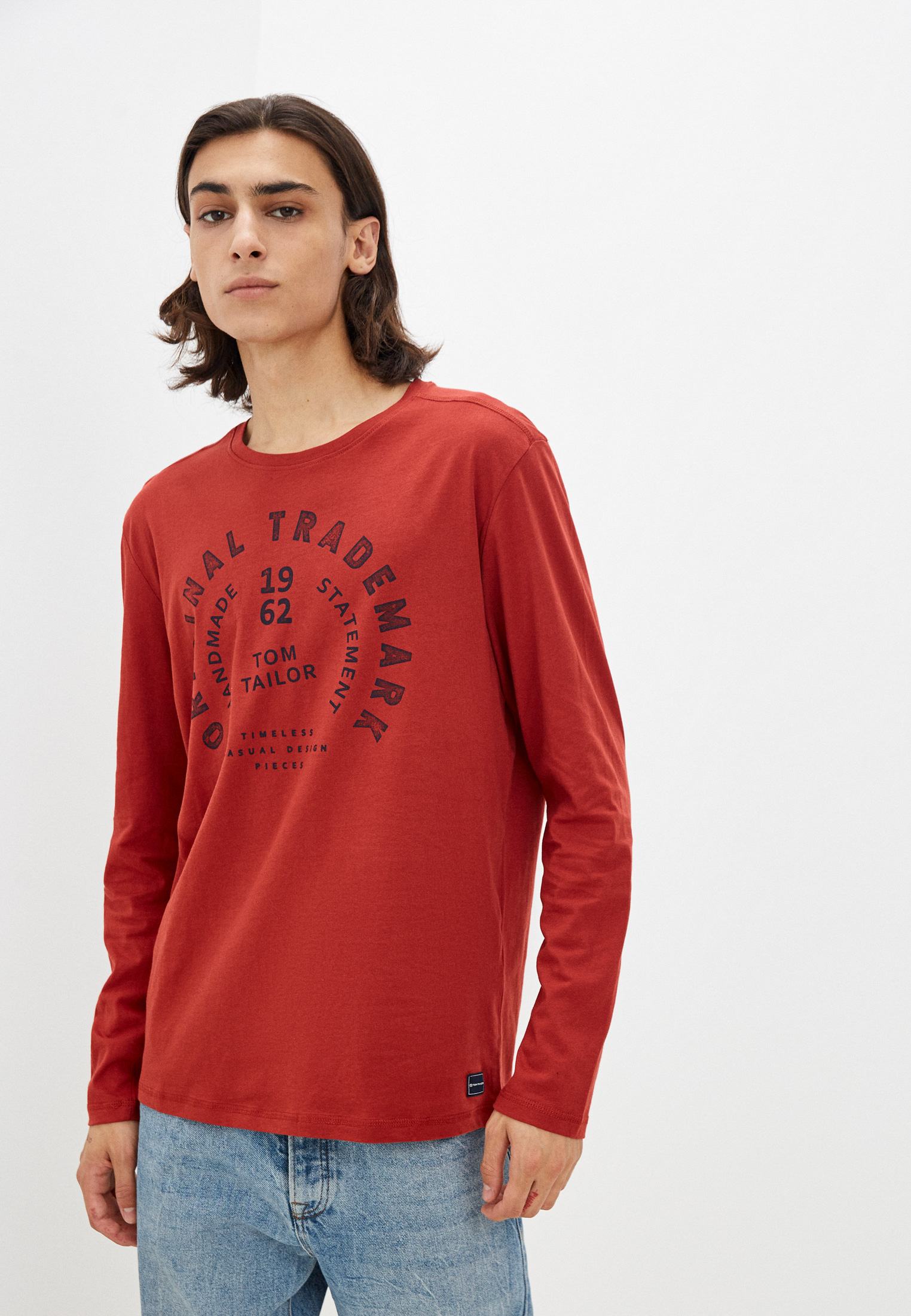 Лонгслив Tom Tailor, цвет: коричневый, MP002XM08Q9R — купить в интернет ...