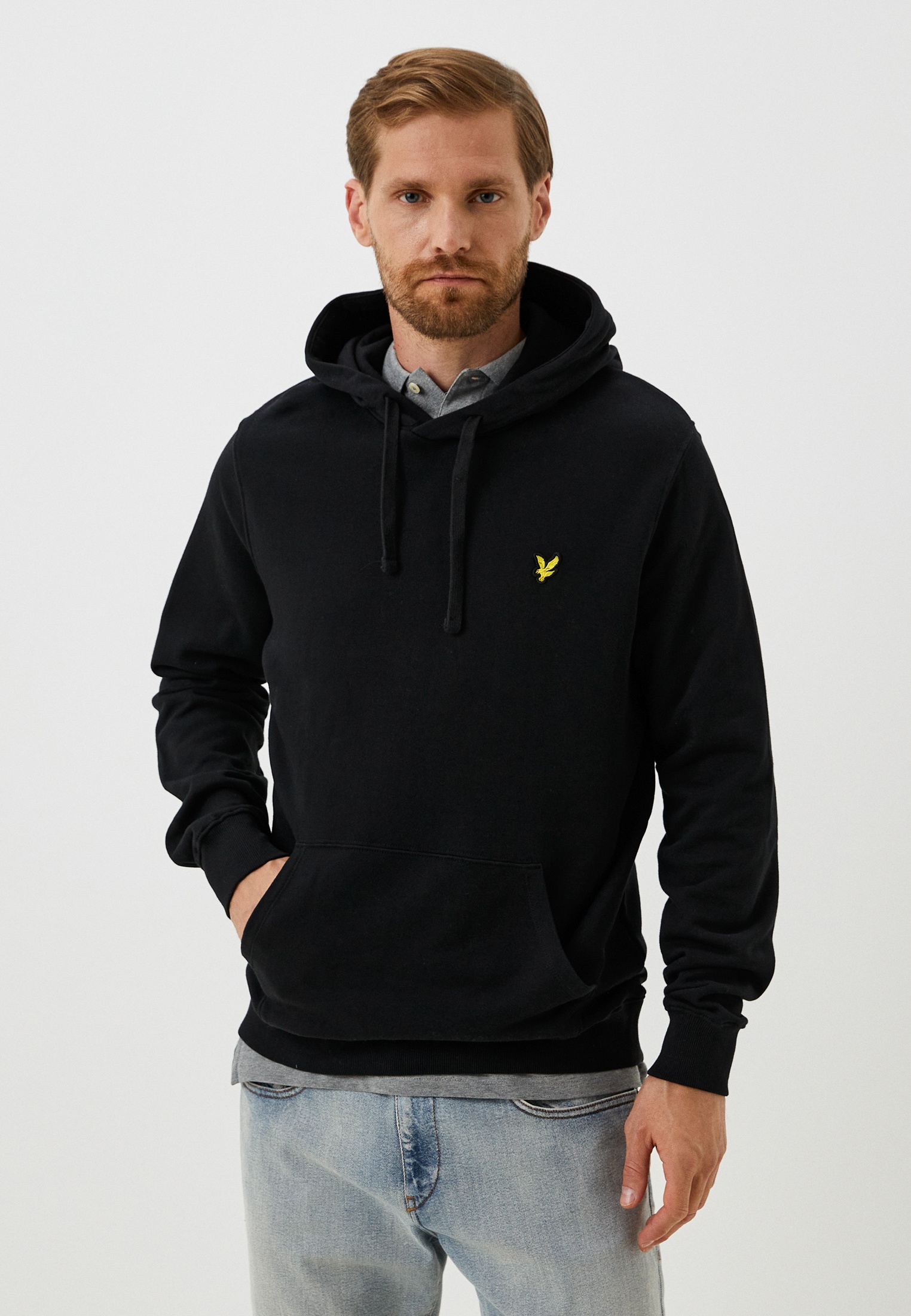 Худи Lyle & Scott Photographic Hoodie, цвет: черный, MP002XM099KO ...